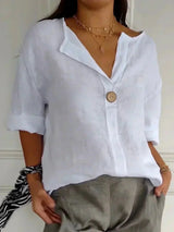 Lexa | Relaxed V-Neck Top