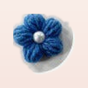 Blue Puff Flower